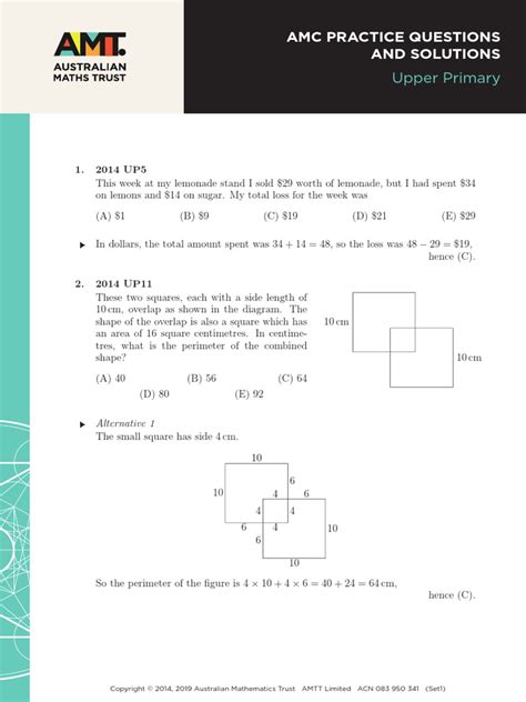 australian mathematics competition past papers pdf|AMC Practice Problems – All Levels .